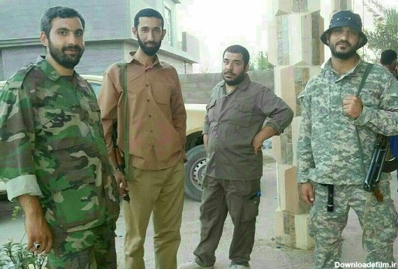 تصویر کامل شده چهار شهید مدافع حرم در یک قاب