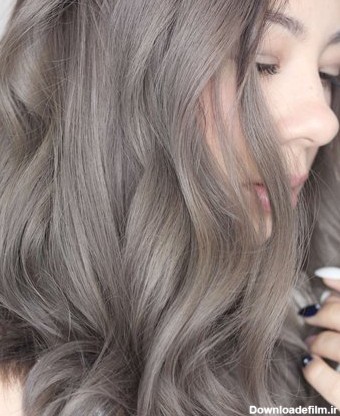 رنگ موی خاکست ریرنگ متالیک