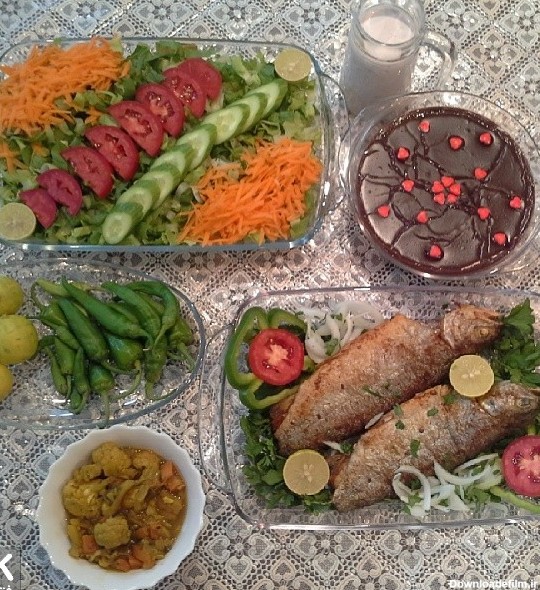 تزیین غذا و سفره آرایی غذای ایرانی