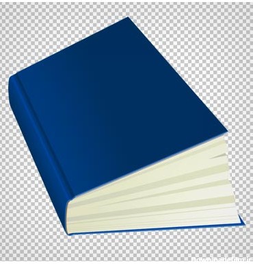 دانلود عکس کتاب جلد آبی با فرمت png و به صورت ترانسپرنت