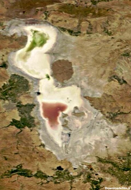 تصویر دردناکی که ناسا از وضعیت جدید دریاچه ارومیه منتشر کرد+عکس