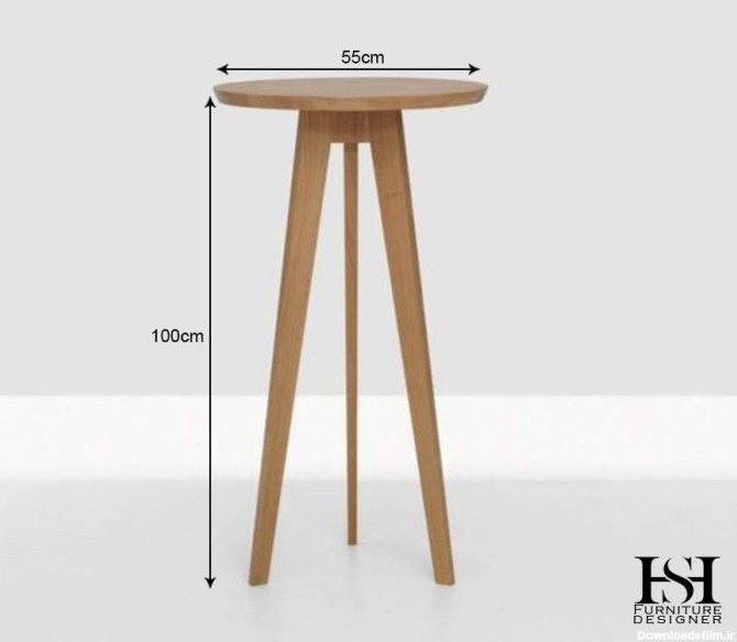 میز بار مدرن و شیک کد 1613 | قیمت میز بار چوبی مدرن