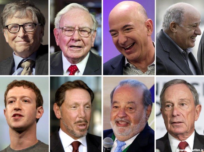 ۱۰ مرد ثروتمند دنیا در سال ۲۰۱۸