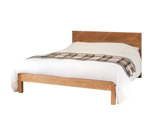خرید تخت خواب چوبی ساده دونفره شیک و اقتصادی رایان