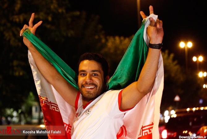 شادی مردم ایران بعد از بازی ایران و پرتغال