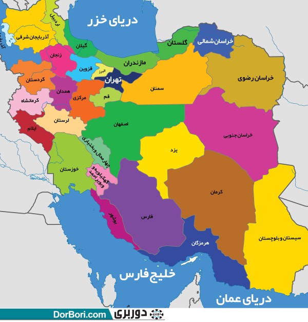 عکس نقشه ی ایران برای پروفایل