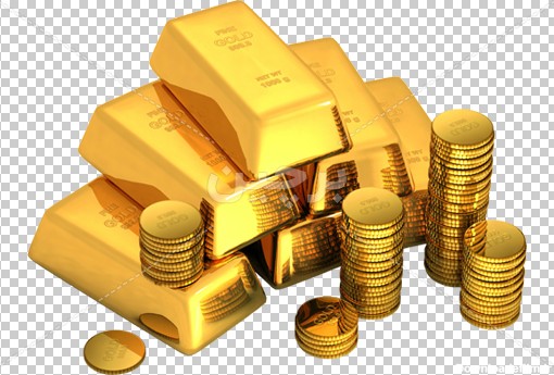 عکس png شمش طلا به همراه سکه های طلا | بُرچین – تصاویر ...