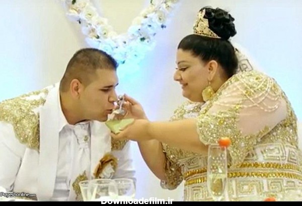تصاویر : عروس چاق با لباس ۶۰۰ میلیون تومانی! - مجله اینترنتی دوستان