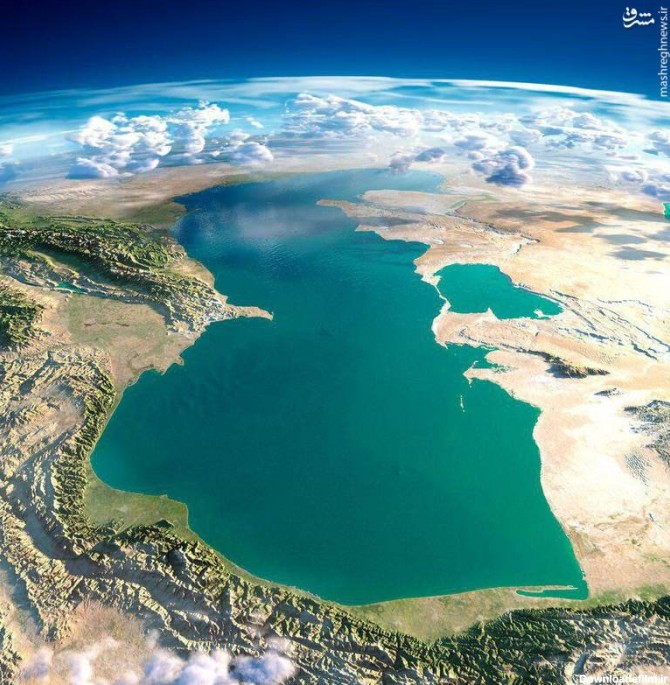 عکس/ دریای خزر از چشم ماهواره - مشرق نیوز