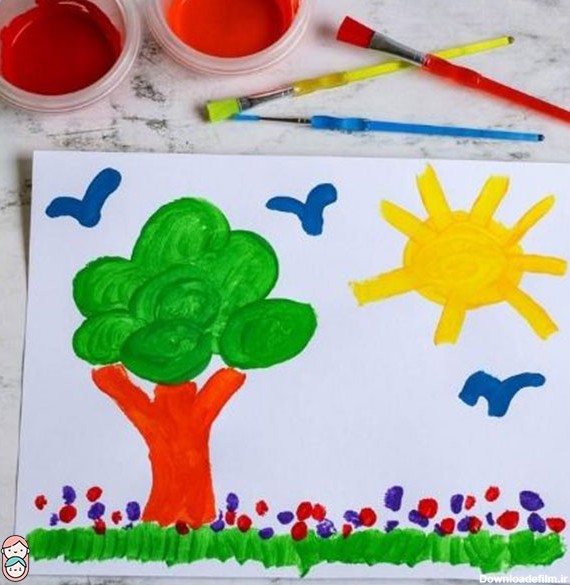 آموزش آنلاین نقاشی(خط و نقطه) کودکیار - نینوپیا