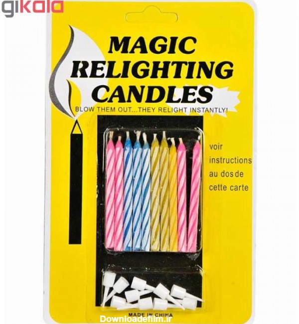 مشخصات، قیمت و خرید شمع تولد جادویی کد 007 بسته 10 عددی | دیجی‌کالا