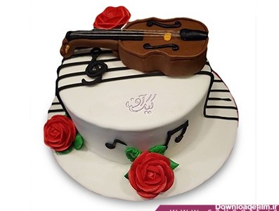 کیک تولد موسیقی - کیک بهترین ویولونیست | کیک آف