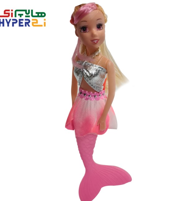 مشخصات، قیمت و خرید عروسک باربی پری دریایی رنگ صورتی - هایپرزی