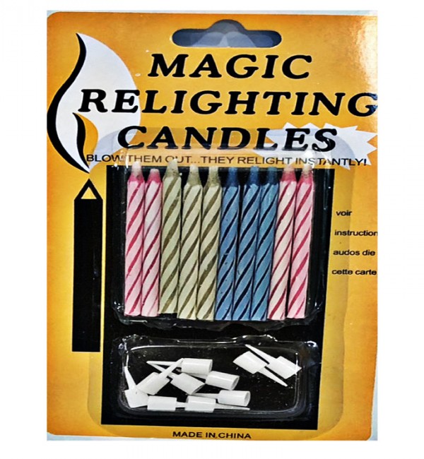 مشخصات، قیمت و خرید شمع تولد جادویی مدل پایه‌دار پک 24 بسته‌ای ...
