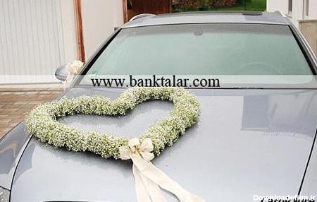 عکس مدل گل ماشین عروس