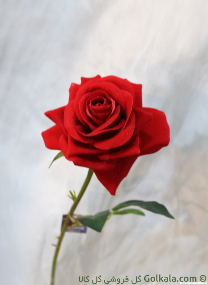 شاخه گل رز سرخ مصنوعی | گل فروشی گل کالا | هر شاخه 12 هزار تومان
