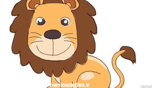 عکس کارتونی شیر جنگل - عکس نودی
