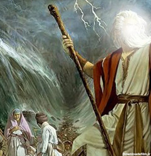 عکس حضرت موسی در رود نیل