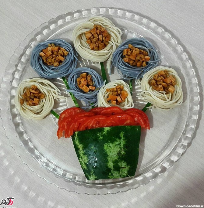 تزئینات فوق العاده زیبا غذاهای ایرانی