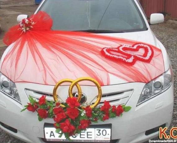 عکس ماشین عروس پژو پارس سفید