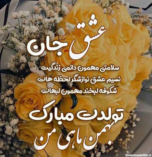 متن تبریک تولد بهمن ماهی ها ۱۴۰۲ ❤️+ عکس نوشته آغاز حکومت بهمنی ...