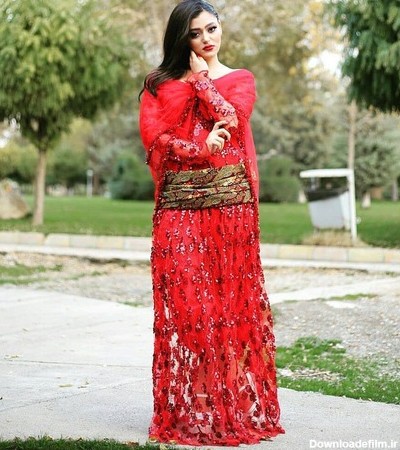 لباس کردی سقزی زنانه جذاب و زیبا