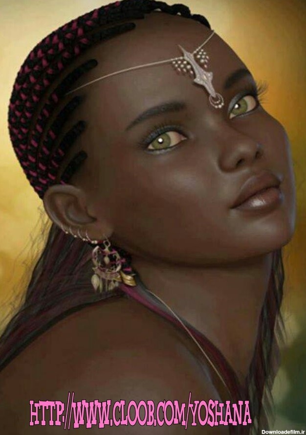 زیبا ترین زن سیاه پوست - عکس ویسگون