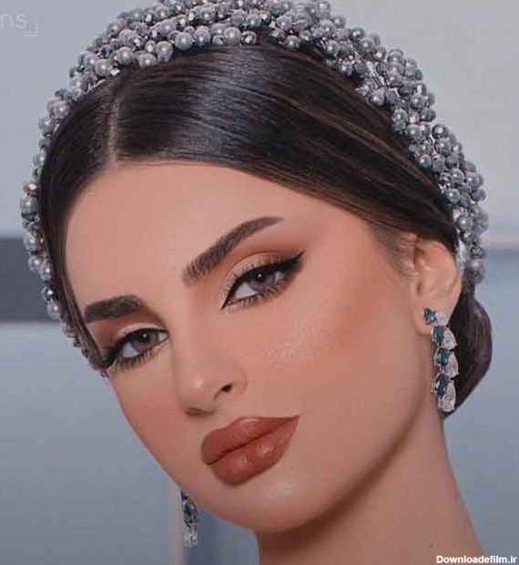 عکس عروس آرایش عربی