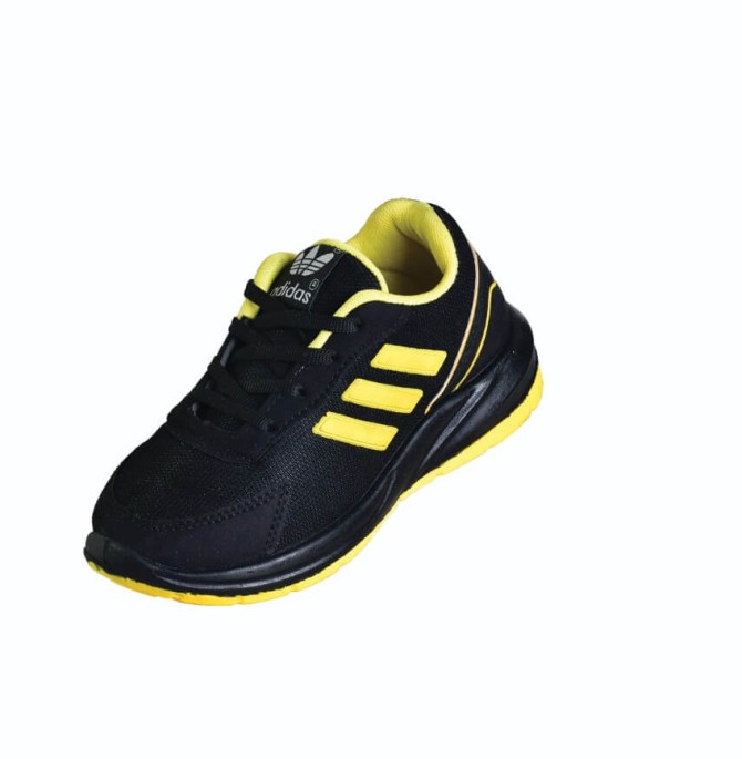 کفش آدیداس مشکی زرد بچگانه - کفش آرمان