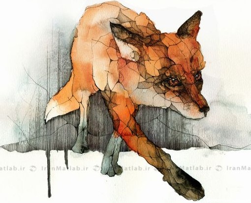 آخرین خبر | عکس/ نقاشی های فانتزی آبرنگ از روباه قرمز