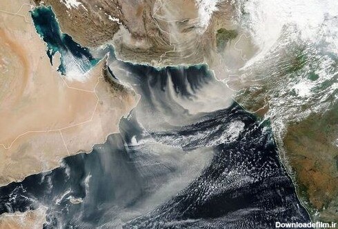 تصویر عجیب ناسا از طوفان گرد و غبار در «ایران»+ عکس
