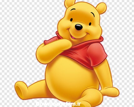 تصویر بدون زمینه کاراکتر کارتونی خرس pooh