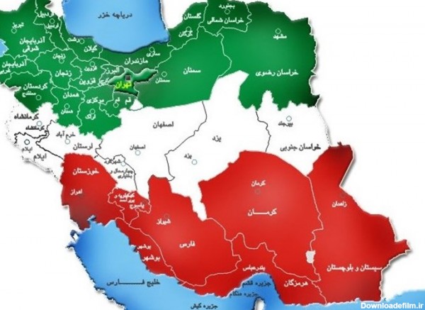 عکس زیبایی از نقشه ایران