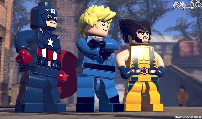 نمایش انیمیشن "دوبله" ابر قهرمانان لگو Super heroes lego اکران سینما تک غزل