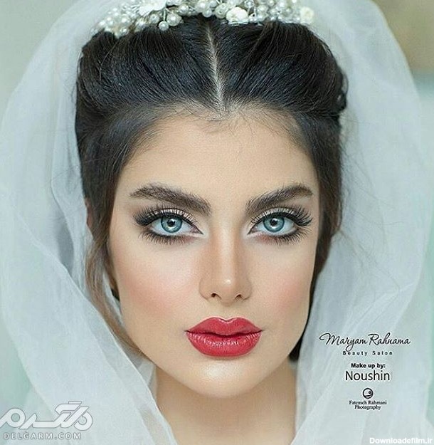40 عکس از زیباترین مدل آرایش عروس ایرانی جدید 2018 97