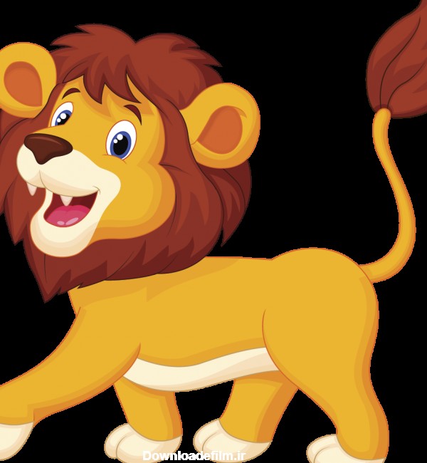 PNG شیر کارتونی - Cartoon Lion PNG – دانلود رایگان