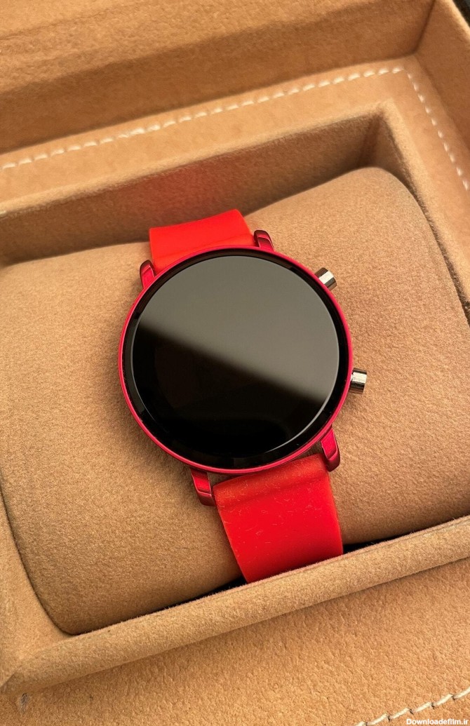 عکس ساعت مچی لمسی زنانه شیک ÇENÇEN رنگ قرمز ty173599968 | فروشگاه ...