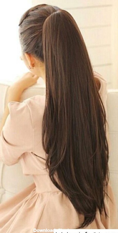 عکس دختر برای پروفایل با موهای بلند