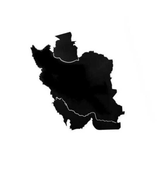 ایران غمگین/نقشه ایران - عکس ویسگون