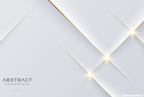 Premium Vector | White abstract background with golden lines