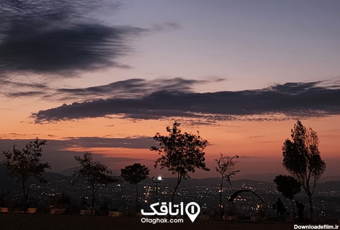 تصویری زیبا و آرامش‌بخش از بام تهران