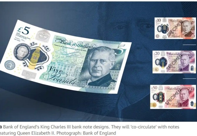 اسکناس جدید انگلیس با تصویر «چارلز سوم» - تابناک | TABNAK