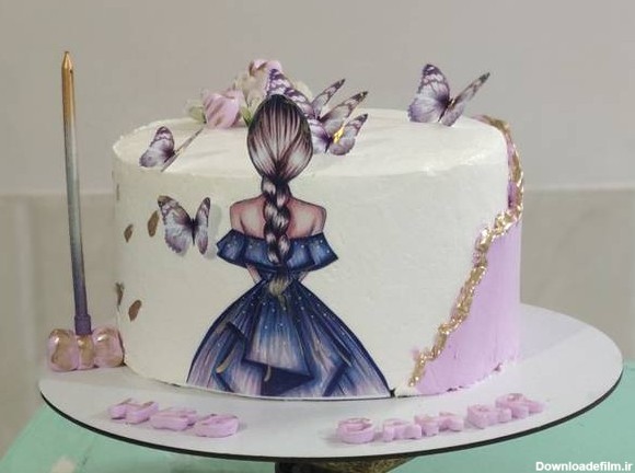 طرز تهیه کیک تولد دخترانه ساده و خوشمزه توسط مریم امین - کوکپد