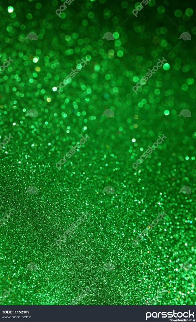 پس‌زمینه انتزاعی سبز از نورها و بافت‌های بدون تمرکز 1152309