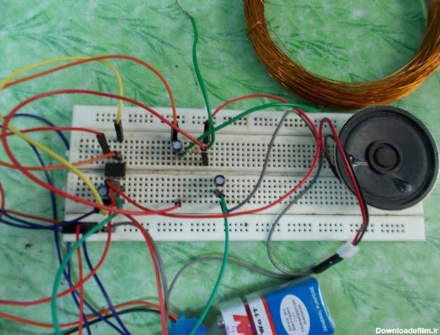مدار فلزیاب ساده | اِمیک - آموزش الکترونیک و میکروکنترلر