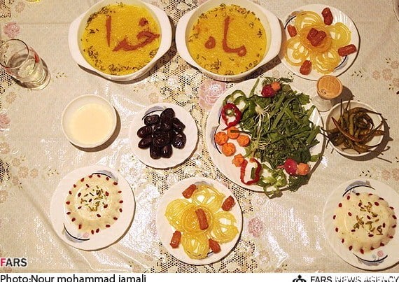 تصاویر سفره های افطاری و سحری ایرانی در رمضان – سایت جامع ماه ...