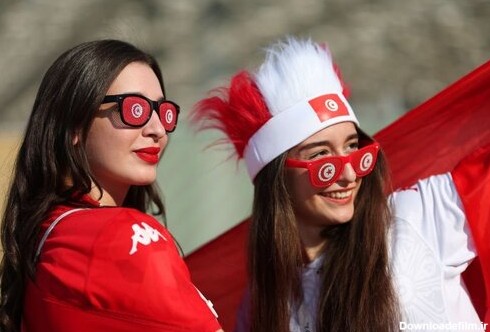 تصاویر | تیپ خاص زنان تونسی در جام جهانی 2022 قطر
