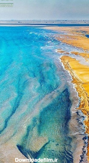 عکس/جزیره ایرانی در دریای خزر