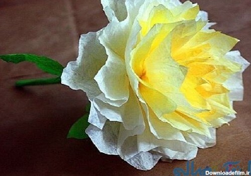 ساخت گل کاغذی | آموزش ساخت گل با کاغذ کشی با روش ساده و آسان