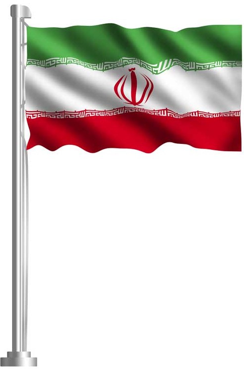 طرح لایه باز اهتزاز پرچم ایران